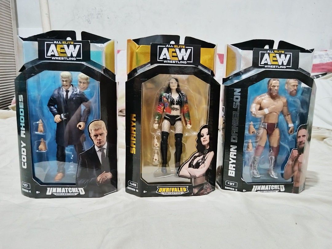 AEW Action Figure Toys (Category: Action & Battle Toys) located in Manila. Submitted by jean08.723 (Listing ID 1423058416, Image 1). Description: For sale AEW Action Figure Toys 1,500 each Delivery Meetup Are available Location manila Pm me if you're interested thankyou.