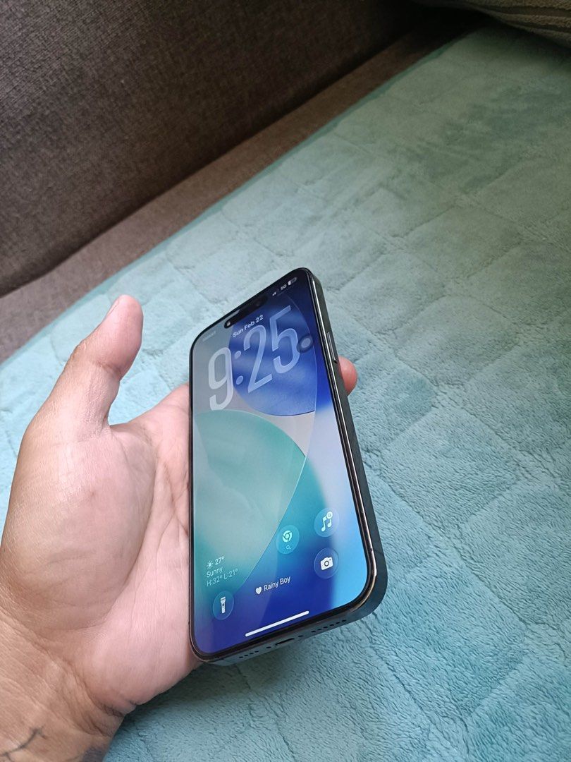Apple iPhone 14 Promax (Category: iPhone 14 Series) located in Caloocan City. Submitted by raine17 (Listing ID 1422928990, Image 2). Description: Complete box and chrager 85% battery health Walang gasgas Meet up lang CAMANAVA Areas Test to sawa po tayo.