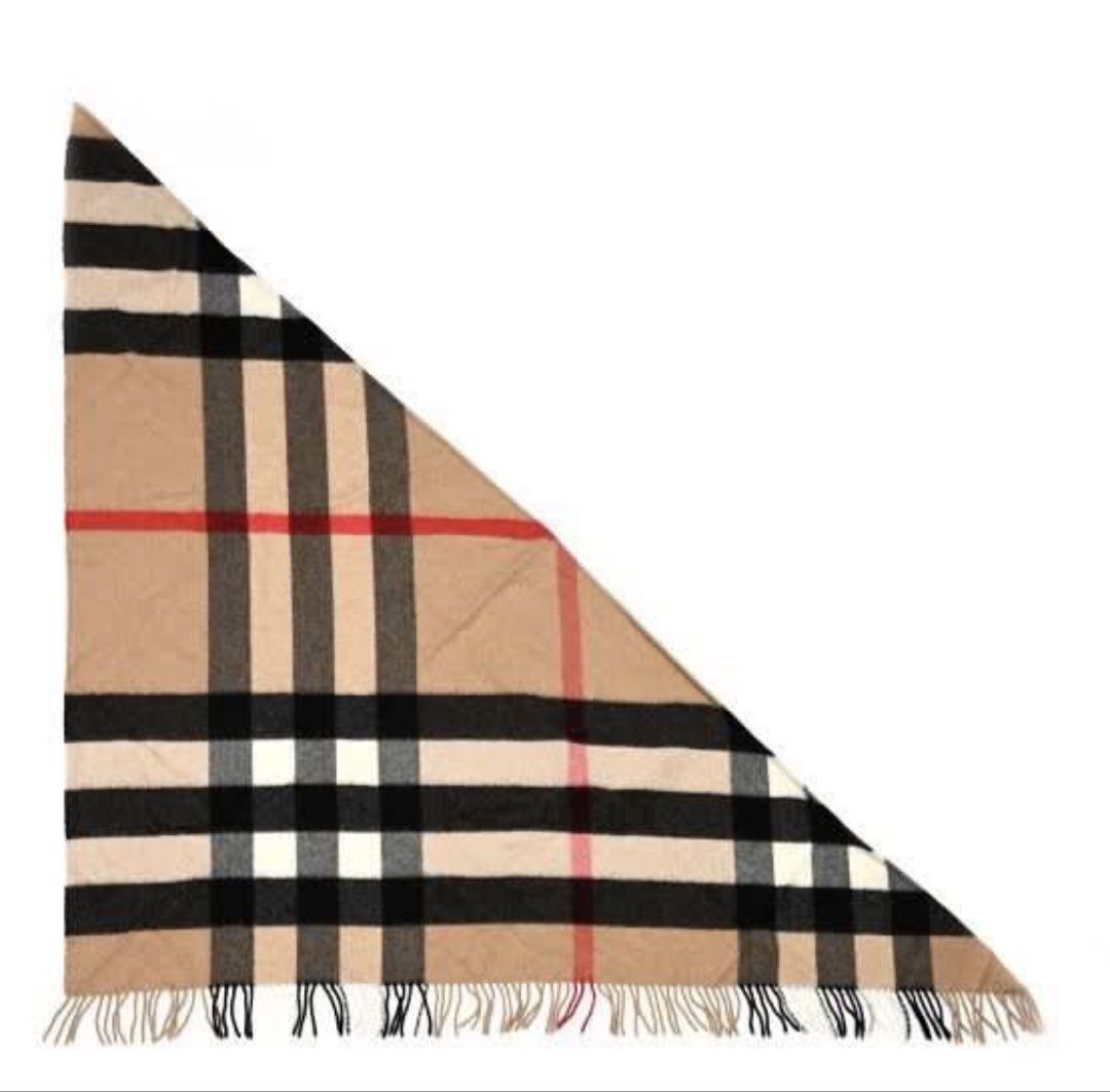 Authentic BURBERRY Cashmere Shawl (Category: Luxury Apparel) located in Cavite. Submitted by trendydotnet (Listing ID 1422986079, Image 2). Description: READ BELOW! SWIPE➡️ PHOTO DETAILS 🔍ITEM GUARANTEED 💯% AUTHENTIC Authentic BURBERRY Cashmere Shawl - Complete inclusions with Official Receipt from Burberry Store - Shape: Triangle - Used Twice only (Madaming Shawl) - No stains or anything - Excellent Condition - No flaws - Thick fabric - Bought