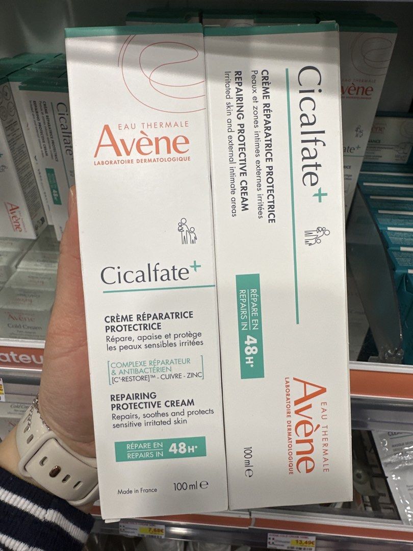 Avène Cicalfate+ Repairing Protective Cream 100ml (Category: Face Care) located in Paranaque City. Submitted by elenyuloque (Listing ID 1423069156, Image 1). Description: - Avène Cicalfate+ Repairing Protective Cream - Repairs, soothes, and protects irritated skin - Suitable for face, body, and external intimate areas - Contains a repairing and antibacterial complex - 100ml tube - Made in France.