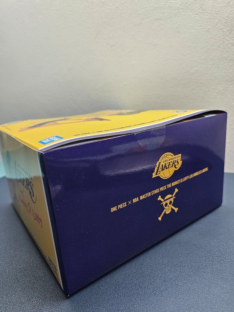 [Gold Toei Sticker] Bandai Banpresto One Piece x NBA Lakers Luffy ...