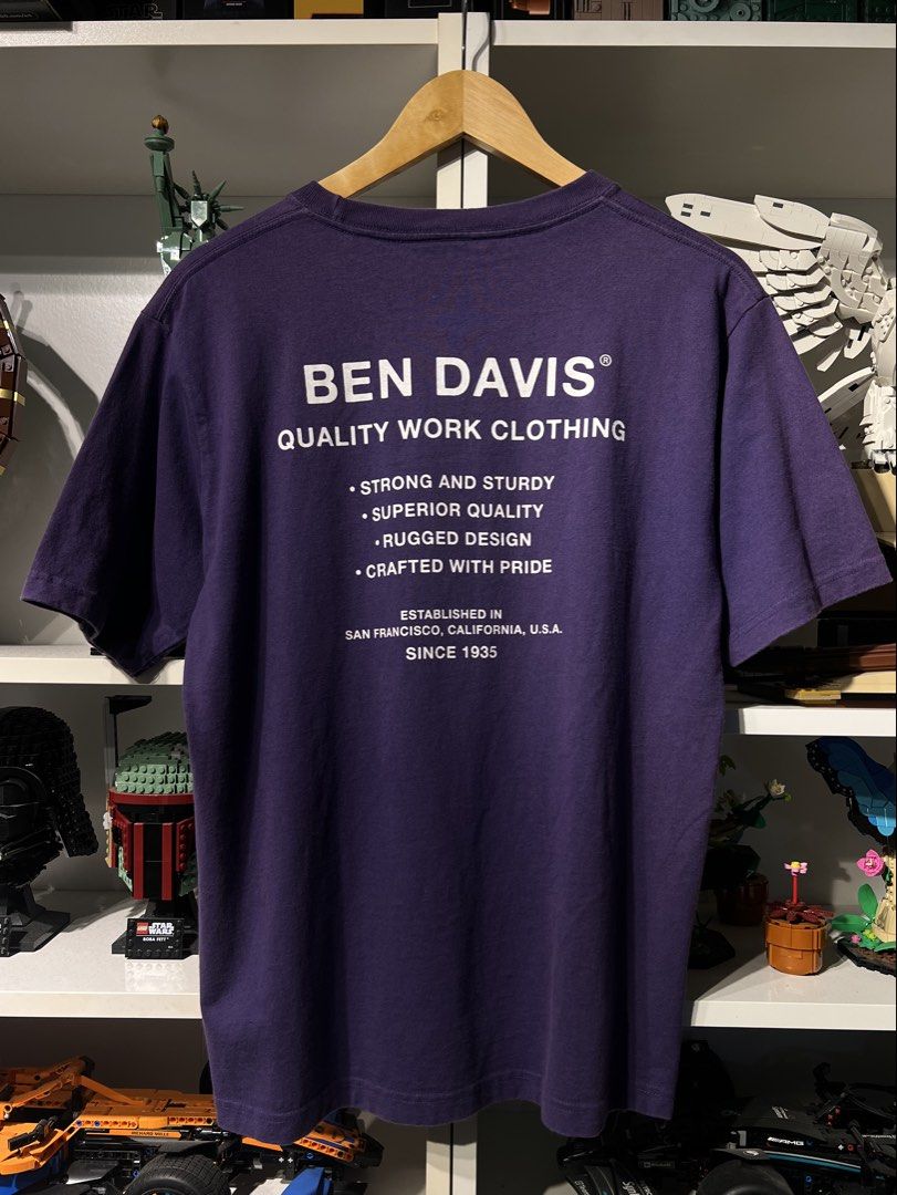 Ben Davis (Category: Tshirts & Polo Shirts) located in Seremban. Submitted by nazu_store (Listing ID 1423061045, Image 1). Description: Ben Davis Shirt Back-hit Design Pit: 20.5 Length: 27 Design back-hit very nice. Print no crack at all..