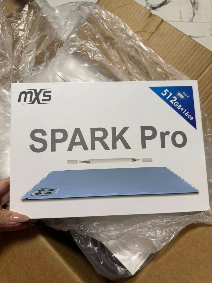 BRANDNEW TABLET COMPLETE SET (Category: Android) located in Quezon City. Submitted by mjmassortedfinds (Listing ID 1422952156, Image 2). Description: TABLET COMPLETE SET MXS SPARK PRO 512GB ✅ Brandnew ✅ 512gb + 12gb ✅ Complete set ✅ 10.1 inch HD Screen.