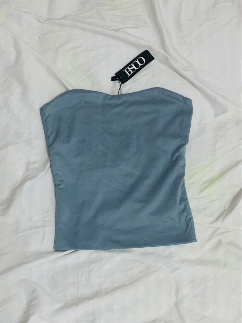 BSCO Assorted Tops (Category: Others Tops) located in Manila. Submitted by ali.preloved (Listing ID 1417072089, Image 2). Description: Get all for 200 !! BSCO Tube Top in Dusty Blue BSCO Heidi Top in Black BSCO Oda top in Baby Pink & Nude BSCO Zuri Top in Black Some are never been used (with tags), some are lightly used. Note: plus free Mera Shirt (used) DM me for more details:).