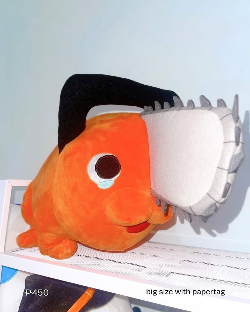 chainsaw man pochita big plush (Category: Plushies & Soft Toys) located in Los Banos. Submitted by gemstone98 (Listing ID 1422939907, Image 1). Description: loc laguna mop gcash mod j&t.