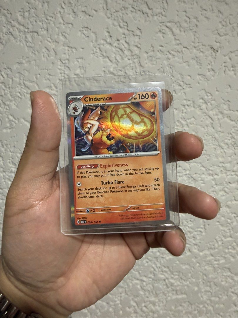 Cinderace - 028/132 - Holo Rare (Category: Raw Singles) located in Manila. Submitted by jpcollectiblesph (Listing ID 1423008696, Image 1). Description: .