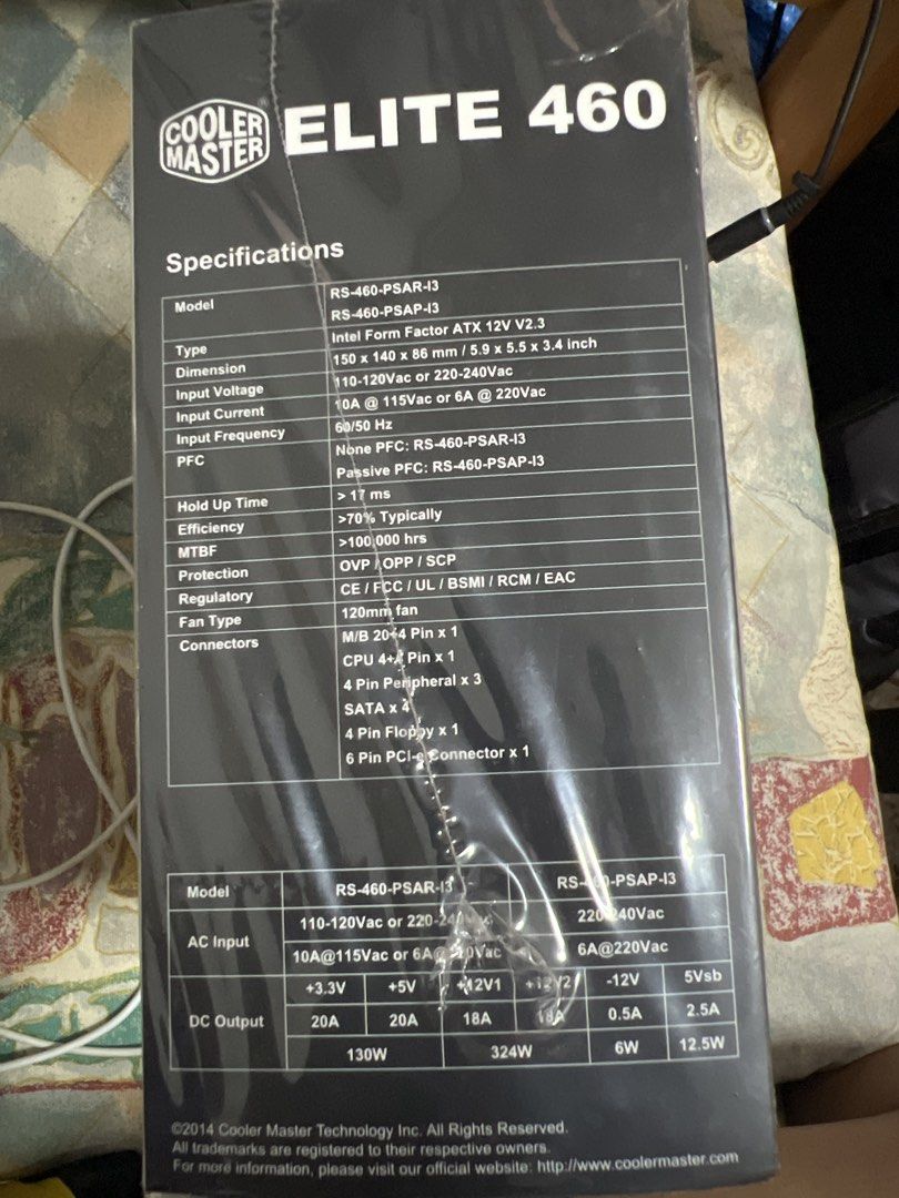 Cooler Master Elite 460 Power Supply464610888065361921