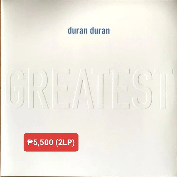 Duran Duran - Greatest Hits (Category: Vinyls) located in Manila. Submitted by jhenaloymerchandise (Listing ID 1422942365, Image 1). Description: Duran Duran - Greatest Hits 2LP = ₱5,500 Brand New sealed made in USA .