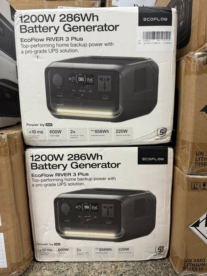 EcoFlow Portable Power Stations (Open Box) (Category: Batteries & Power Banks) located in Mandaluyong City. Submitted by ecoflowrefurbished (Listing ID 1422975448, Image 3). Description: ❌ EcoFlow River 2 240Wh - (Out of Stock) ✅ EcoFlow River 2 256Wh - ₱6,500 ❌ EcoFlow River 3 (UPS) - (Out of Stock) ❌ EcoFlow River 2 Pro - (Out of Stock) ❌ EcoFlow River 3 (Non-UPS) - (Out of Stock) ❌ EcoFlow River 3 Plus - (Out of Stock) ✅ EcoFlow River 3 Max - 