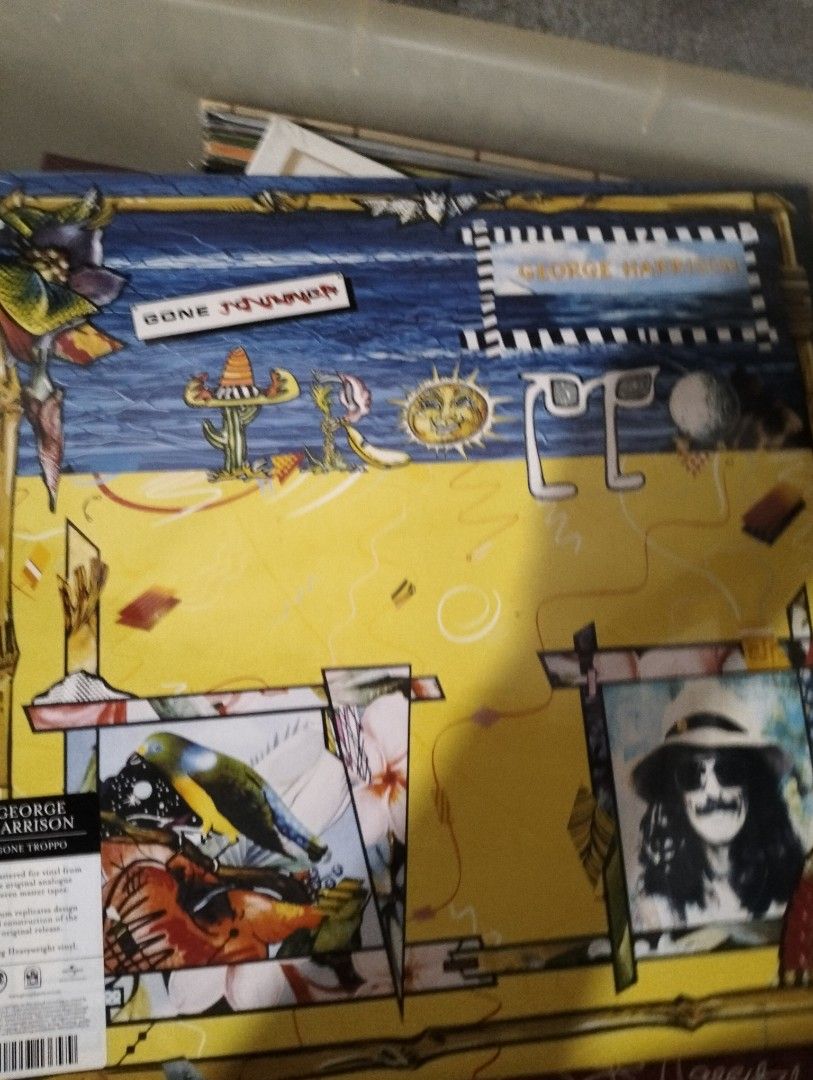 George Harrison remastered vinyl album (Category: Vinyls) located in Manila. Submitted by jhenaloymerchandise (Listing ID 1422975686, Image 2). Description: brainwashed = ₱3,500 gone troppo = ₱3,500 Brand New sealed made in Germany .
