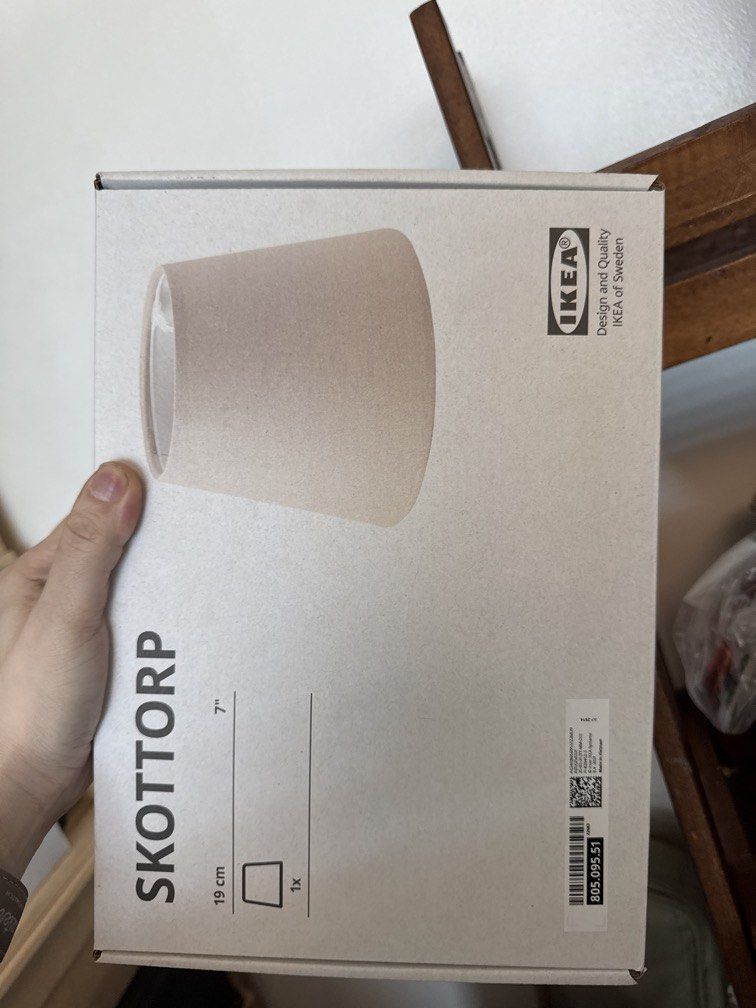 Ikea skottorp 19cm shade only no lamp base (Category: Lighting) located in San Juan City. Submitted by simpleperfection (Listing ID 1423001583, Image 1). Description: This was an extra one..