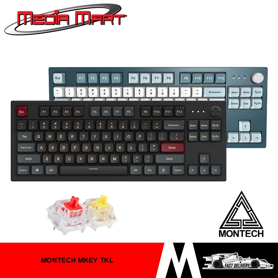 [INSTOCK] MONTECH MKEY TKL DARKNESS/FREEDOM | RED/YELLOW SWITCHES HOT ...