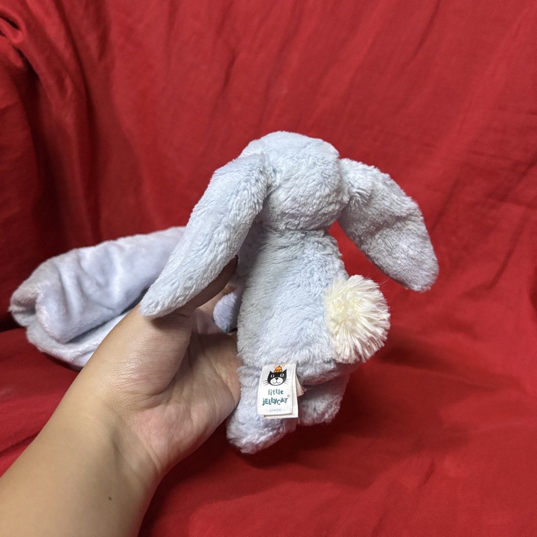 Jellycat Bashful Blue Bunny Soother (Category: Plushies & Soft Toys) located in Manila. Submitted by lhi_collects (Listing ID 1422987766, Image 2). Description: MOD: J&T/Flash/Lalamove/TikTok Check out.