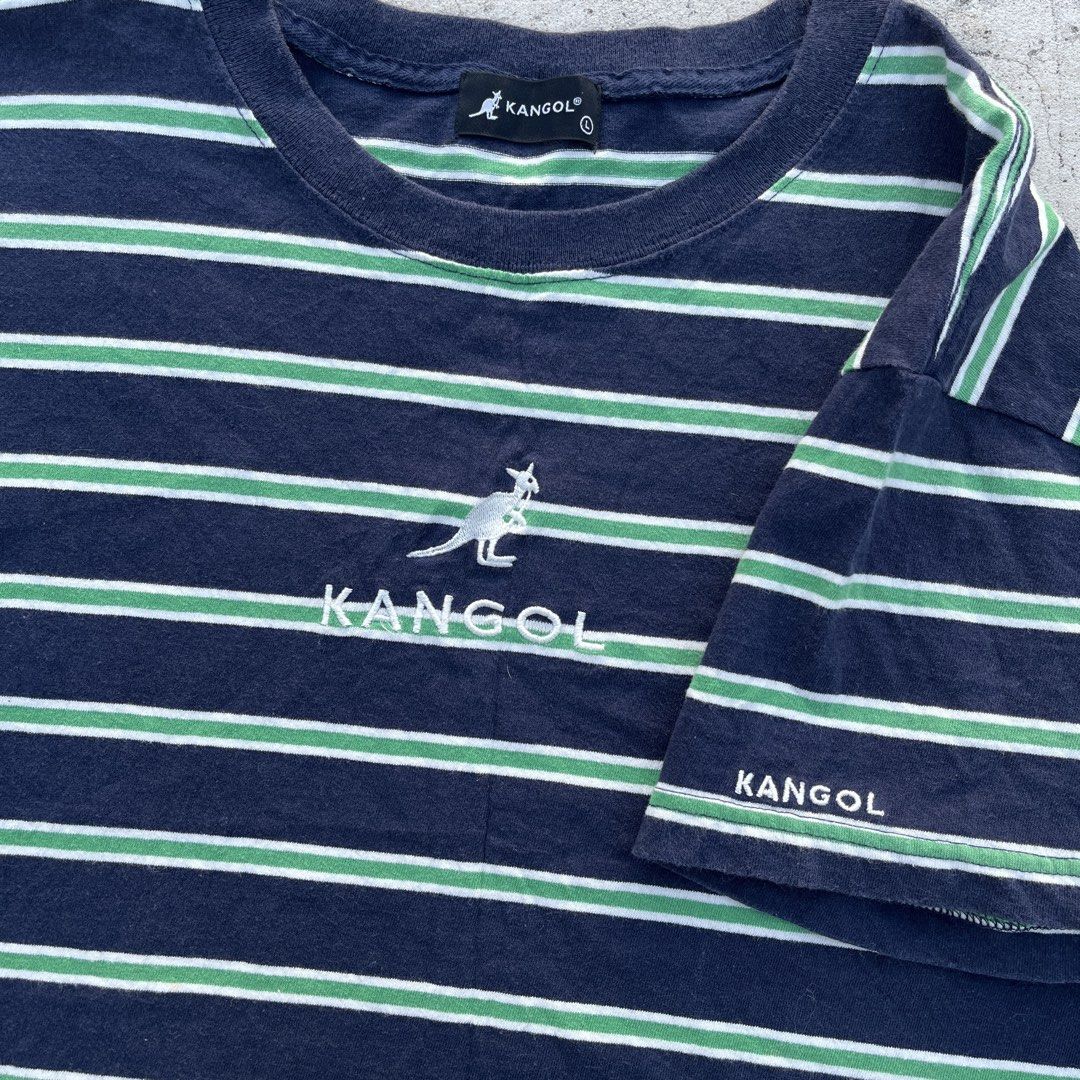 Kangol Boxy Stripe Shirt (Category: Tshirts & Polo Shirts ) located in Bacoor. Submitted by setenta___ (Listing ID 1423067360, Image 2). Description: Large, 22” x 23” ₱500.