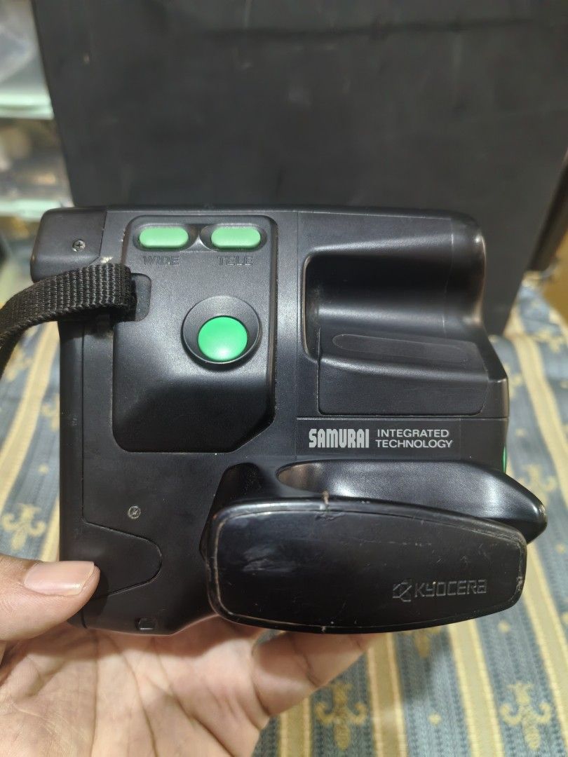 Kyocera Samurai X3.0 Half Frame 35mm Film Camera (Category: Cameras) located in Cebu City. Submitted by dudes_villanueva (Listing ID 1422934475, Image 1). Description: Kyocera Samurai X3.0 Half Frame 35mm Film Camera Note: Tested Functional. All sales final and non-refundable. Battery not included for testing and demo only. Working Flash. Clear Lens. Shutter Working. Dummy roll tested. No sample output. 📌A rare half-frame 35mm film camera releas