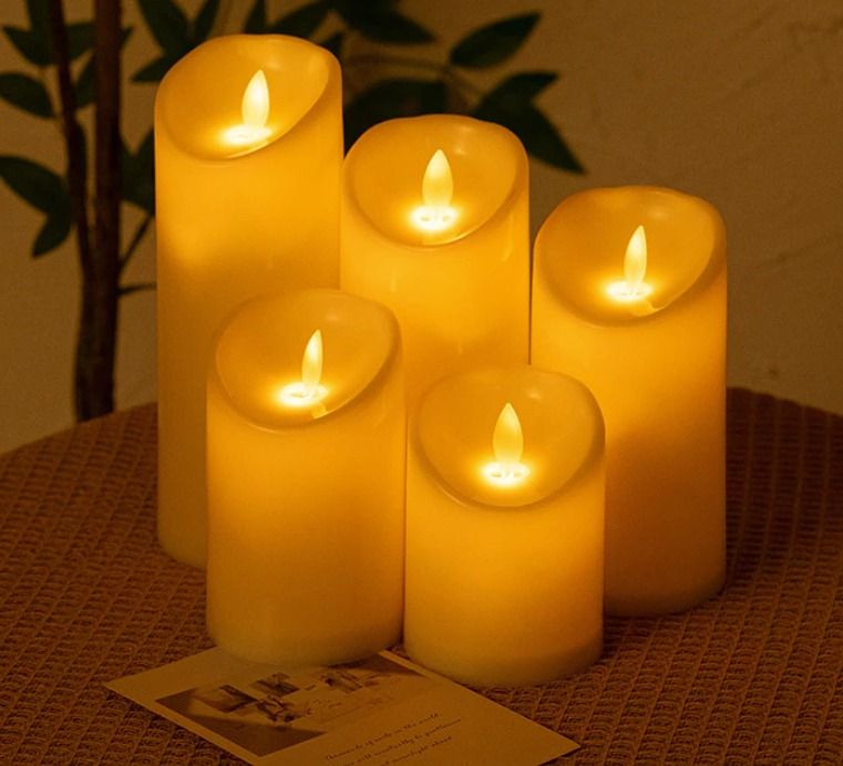 LED Electronic Flameless Candle (Category: Other Home Decor) located in Singapore. Submitted by closertothepicture (Listing ID 1422990119, Image 1). Description: - Set of 18 flameless LED candles - Ivory white shell, warm white light - Battery operated (comes with coin batteries for each candle) - Perfect for events and everyday use, e.g. parties, proposals, birthdays, weddings 10 candles - 5x9cm Remaining 8 candles - 5x11cm Original price is $2+