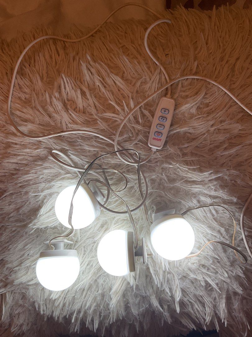 LED Vanity Mirror Lights (Category: Mirrors) located in Manila. Submitted by _itsmekiey (Listing ID 1423002197, Image 1). Description: - Vanity LED light - 4 bulbs all working - 3 Light settings (White, Warm, Mix) Rfs: bought new vanity mirror.