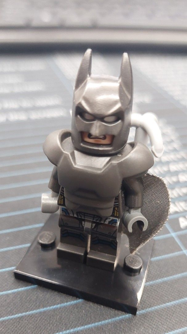 Lego Batman Armored Minifigure (Rare) (Category: Lego & Building Sets) located in Pasig City. Submitted by toydaddyph (Listing ID 1422968459, Image 3). Description: Item is a rare loose authentic 1.75-inch Armored Batman Lego collectible minifigure (SH017) which was released in 2016 as an exclusive release with the Lego 76044 Clash of the Heroes Set, a Batman v. Superman: Dawn of Justice themed play set. What you see is what you'll get. Item incl