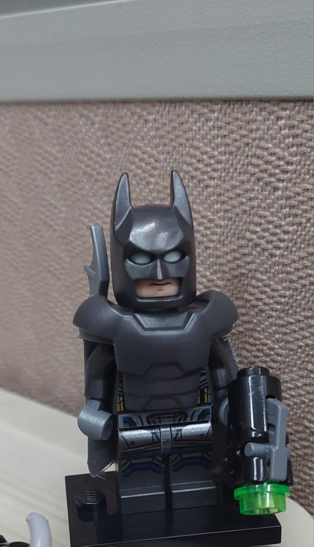 Lego Batman Armored Minifigure (Rare) (Category: Lego & Building Sets) located in Pasig City. Submitted by toydaddyph (Listing ID 1422968459, Image 2). Description: Item is a rare loose authentic 1.75-inch Armored Batman Lego collectible minifigure (SH017) which was released in 2016 as an exclusive release with the Lego 76044 Clash of the Heroes Set, a Batman v. Superman: Dawn of Justice themed play set. What you see is what you'll get. Item incl