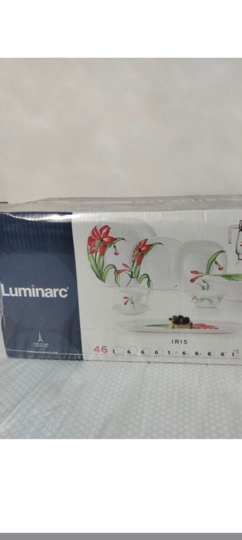 Luminarc Iris Dinnerware Set - 46 Pieces463919573936394240