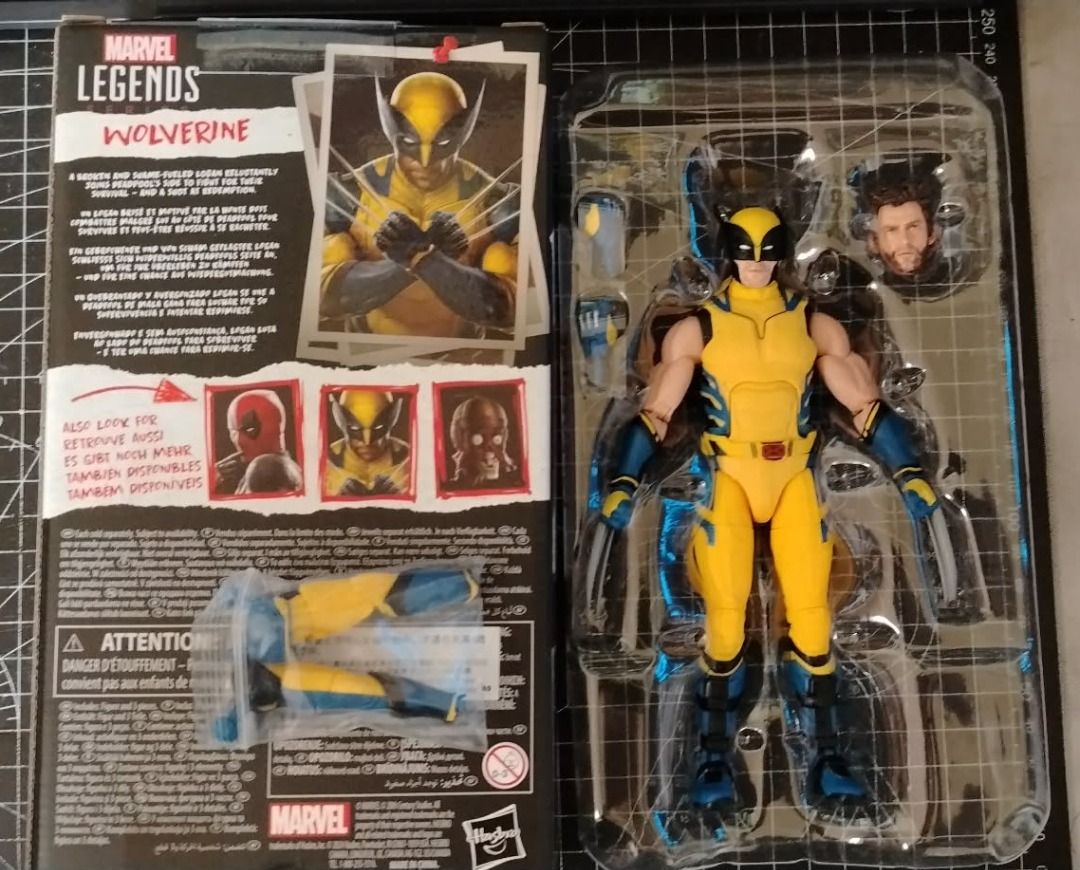 Marvel Legends SET Wolverine / DeadPool + Custom Arms for Wolvie 100% ...