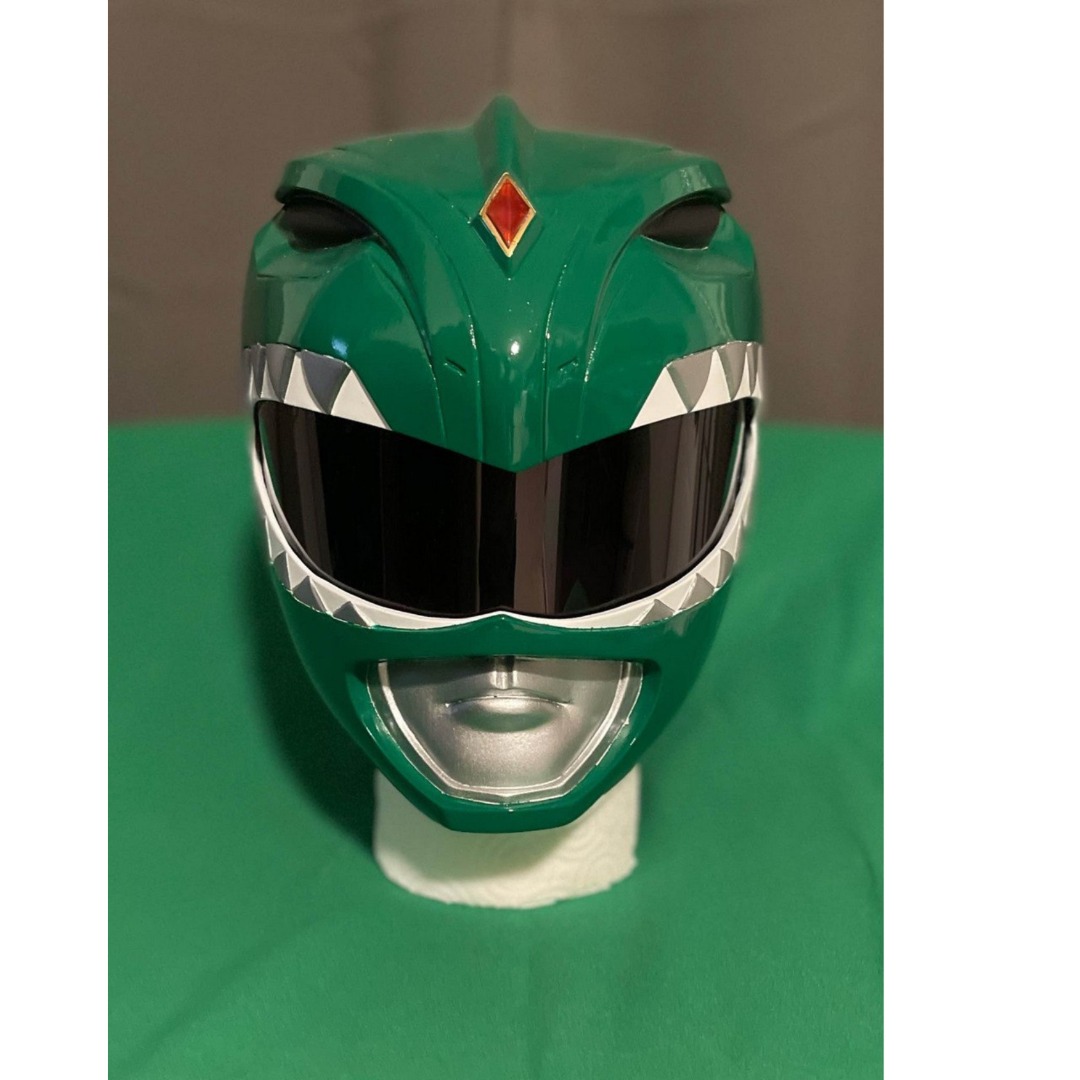 Mighty Morphin Power Rangers Green Ranger Cosplay Helmet (Dragonzord ...