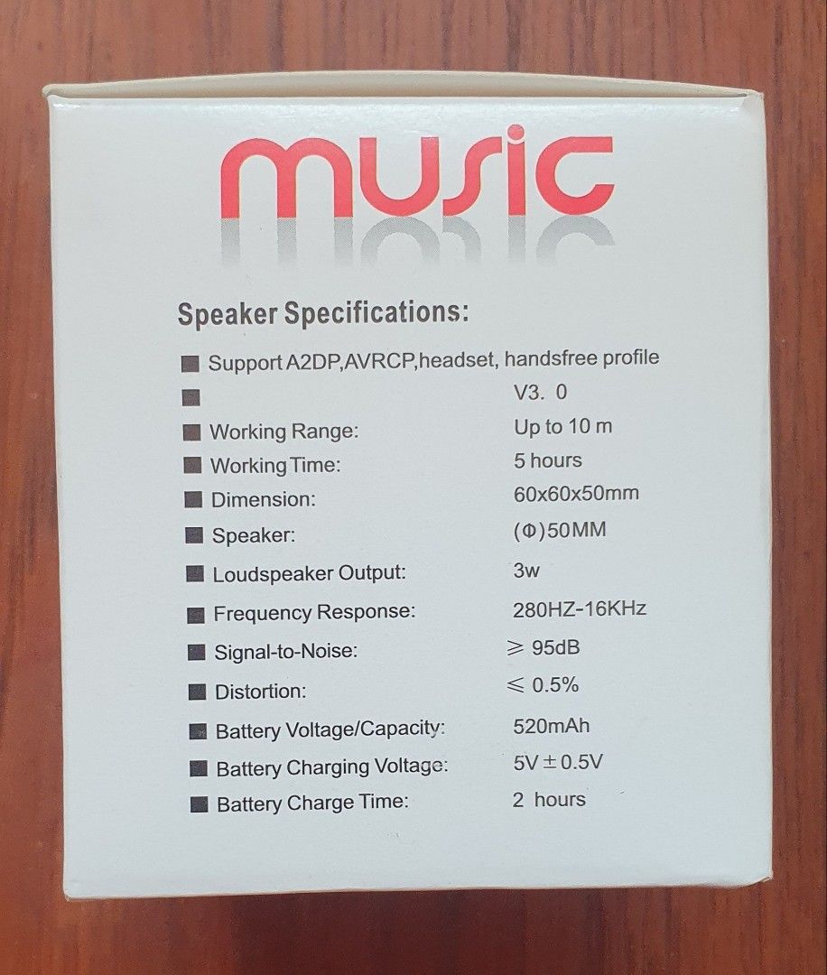 Mini Bluetooth Speaker - Portable Music Player65561399523330111