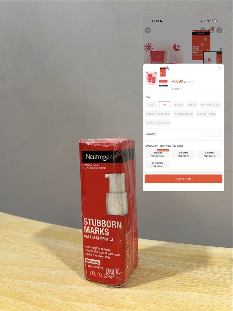 Neutrogena Stubborn Marks PM Treatment (Category: Face Care) located in Manila. Submitted by keysells (Listing ID 1423006991, Image 1). Description: - brand new!! from the US - not used/opened - RFS: changed skincare .