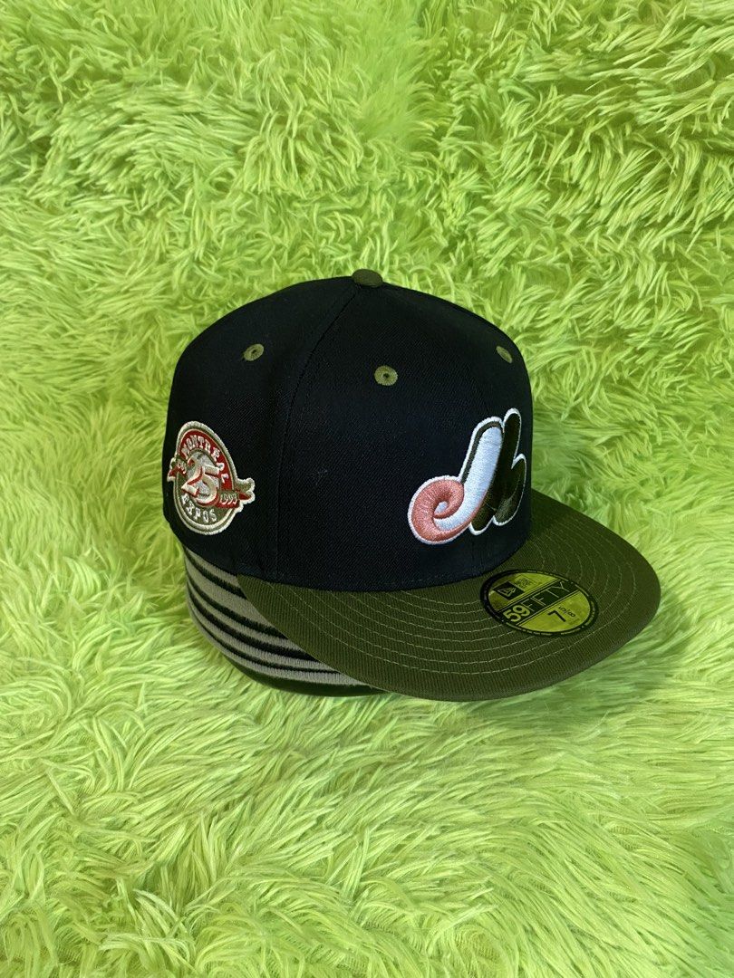New Era Montreal Expos 59Fifty Cap (Category: Caps & Hats) located in Makati City. Submitted by cap_garden (Listing ID 1422931563, Image 3). Description: Brand : New Era 59fifty Style : Fitted Color : Navy Blue / Army Green Materials : Polyester Size : 7 5/8 Price : ₱1,600 Condition : Like New Issue : None Location: Bel Air Makati Mop: Gcash Only (NO COD / COP) Shipping: LBC / J&T / Lalamove No Return / No Exchange.