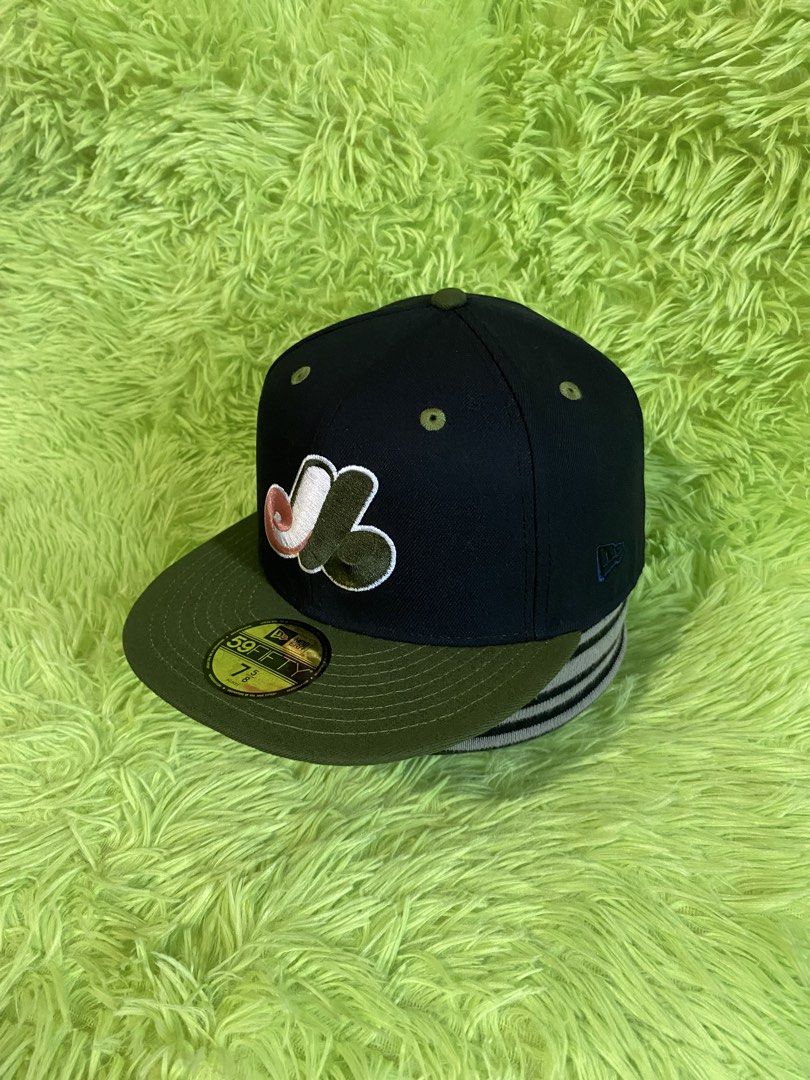 New Era Montreal Expos 59Fifty Cap (Category: Caps & Hats) located in Makati City. Submitted by cap_garden (Listing ID 1422931563, Image 2). Description: Brand : New Era 59fifty Style : Fitted Color : Navy Blue / Army Green Materials : Polyester Size : 7 5/8 Price : ₱1,600 Condition : Like New Issue : None Location: Bel Air Makati Mop: Gcash Only (NO COD / COP) Shipping: LBC / J&T / Lalamove No Return / No Exchange.