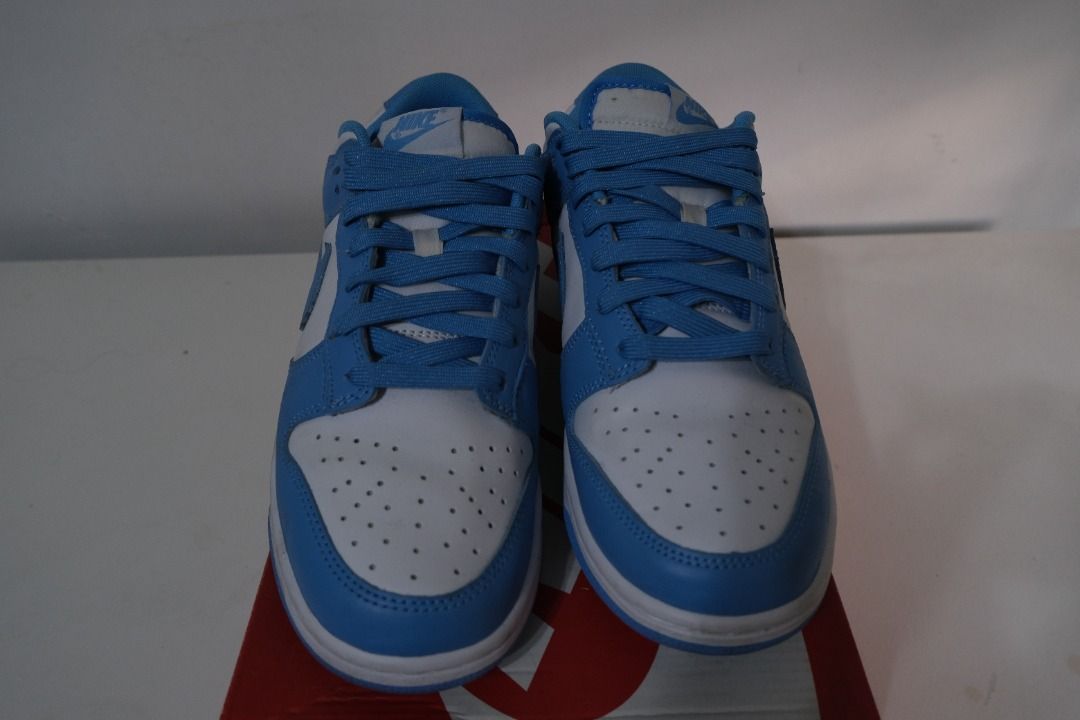 Nike Dunk Low 'UNC' (Category: Sneakers) located in San Mateo. Submitted by danielbugs (Listing ID 1423051840, Image 3). Description: Nike Dunk Low "UNC" (2021 Release) Size: US 9 / 27cm / EU 42.5 Condition: 9.8/10 – Used only twice • Minimal toe box creasing • No heel drag • Clean outsole • Well maintained • Unused insole Bought in 2021 (AfterMarket PH). 100% authentic. RFS: Decluttering Can send more detailed photos upon request. Meetup / shipp