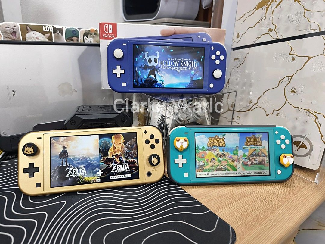 Nintendo Switch Lite with Free Games (Category: Nintendo) located in Manila. Submitted by nswitchgear (Listing ID 1422974456, Image 1). Description: For Sale only Nintendo Switch Lite with Free Games Cobalt Blue w/ Box as new - 6,999 Limited Zelda Edition w/ pouch- 6,999 Lite Blue w/ case&pouch- 6,499 FREE access to my Paid games Legit purchase not Jailbreak. Used item but in Good/Best condition Can give 7 Days personal Warranty for peace of mind