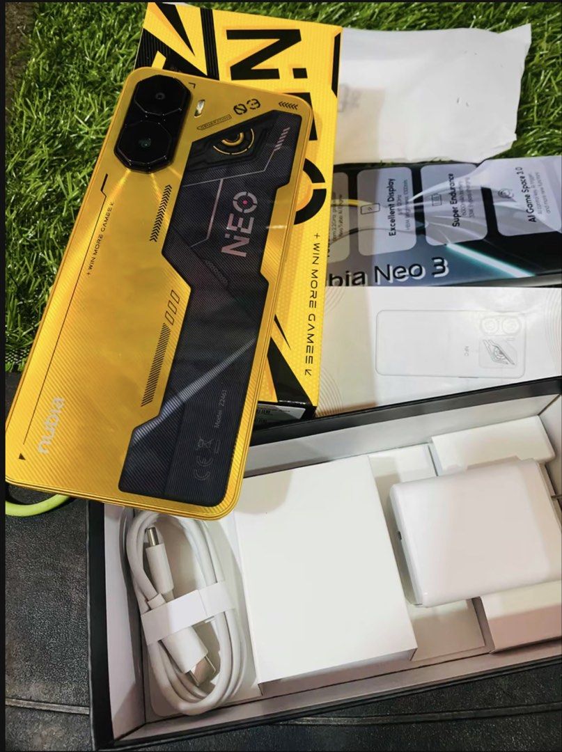 Nubia neo 3 gaming phone (Category: Android Others) located in Manila. Submitted by jhillianbr98543 (Listing ID 1423057607, Image 2). Description: Brand new, with box & charger. Never used.