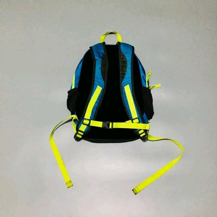 Onepolar Backpack - Blue and Yellow (Category: Backpacks) located in Calbayog City. Submitted by taking-candy.ph (Listing ID 1422905636, Image 3). Description: - Onepolar backpack with a striking blue and yellow color scheme. - Features a spacious main compartment and a convenient front pocket. - Comfortable design with adjustable straps, a padded back, and a top handle. - Includes a waist strap for added support. - Designed with the "Born for Ad