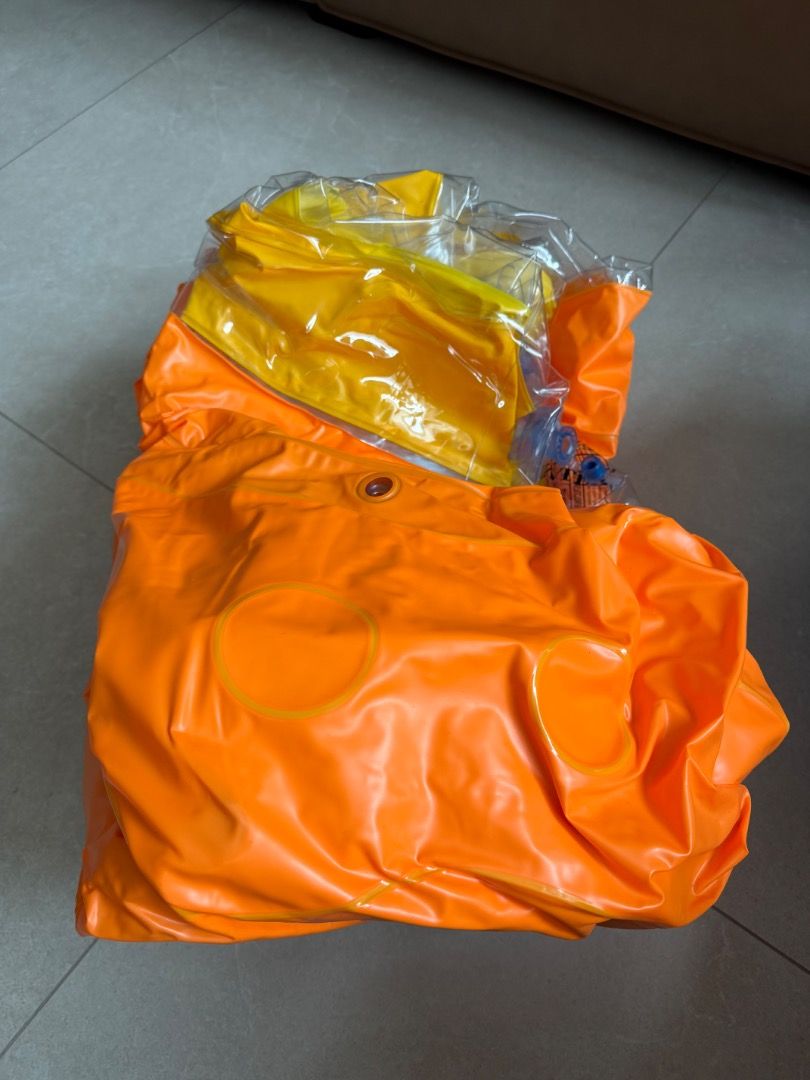 Orange Inflatable float (Category: Kids Toys) located in Singapore. Submitted by gerrard8571-8507 (Listing ID 1422962279, Image 1). Description: .