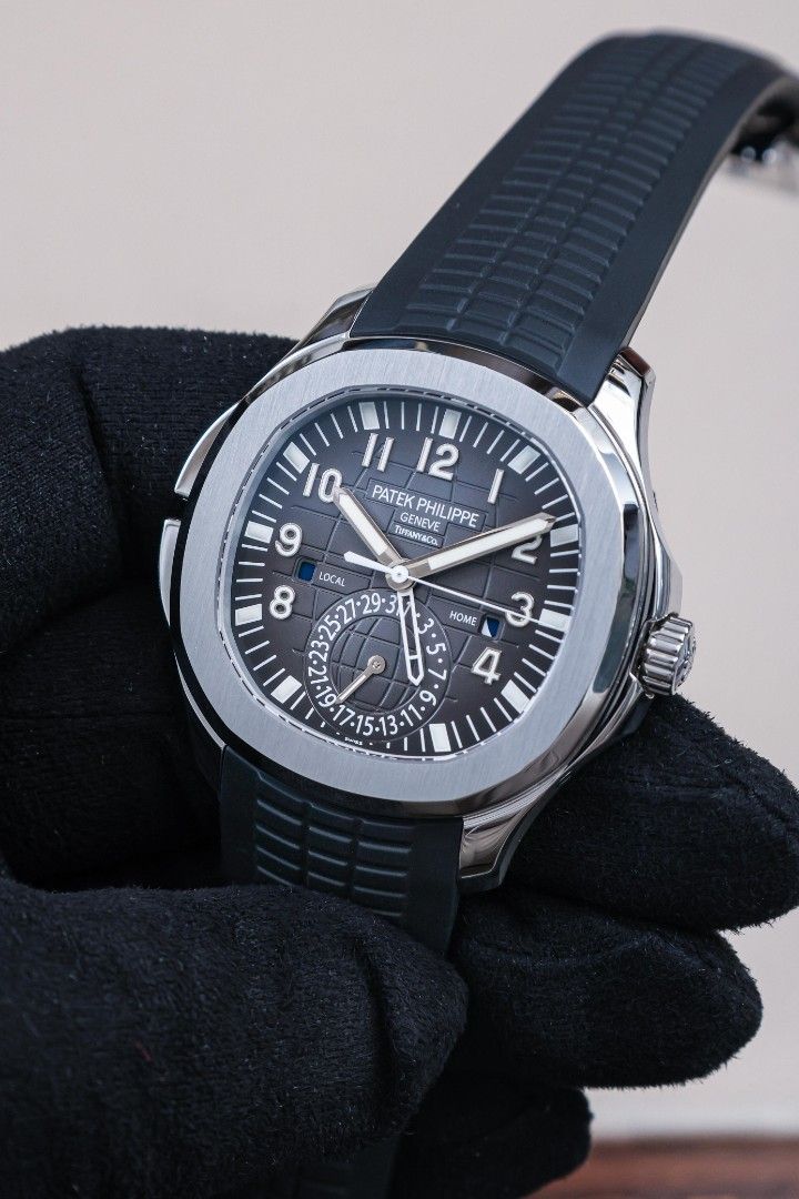 Patek Philippe 5164A-001 (Category: Luxury Watches) located in Makati City. Submitted by vintage.grail (Listing ID 1422977457, Image 2). Description: Patek Philippe Aquanaut Travel Time "Tiffany Stamp" Ref. 5164A-001 Automatic Stainless Steel.