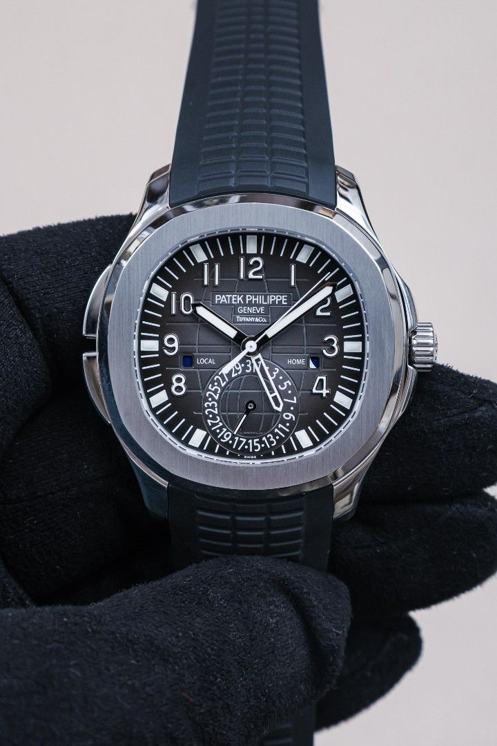 Patek Philippe 5164A-001 (Category: Luxury Watches) located in Makati City. Submitted by vintage.grail (Listing ID 1422977457, Image 1). Description: Patek Philippe Aquanaut Travel Time "Tiffany Stamp" Ref. 5164A-001 Automatic Stainless Steel.
