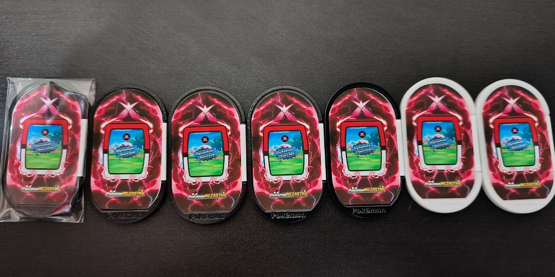 Pokemon Mezastar Black Dynamax tags and Support QR ID, Video Gaming ...
