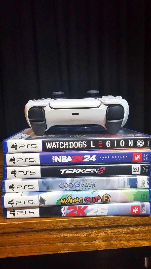 Ps5 Games 🤍 (Category: PlayStation) located in Manila. Submitted by rareearth.802726 (Listing ID 1423056574, Image 1). Description: selling: tekken 8 nba 2k26 &2k24 moving out 2 god of war ragnarok watchdogs legion .