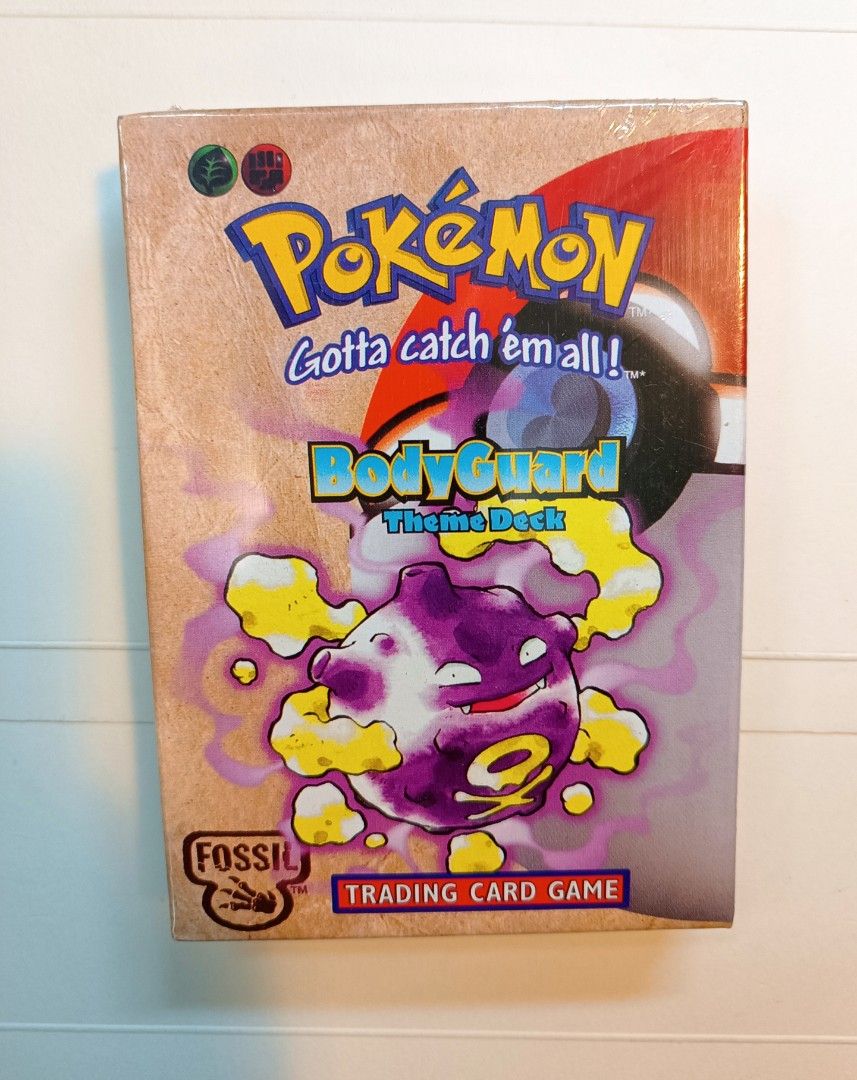 1999 年代 PTCG 美版 Pokémon Fossil box set (全新未開有膠封）寶可夢 BodyGuard 主題卡組合 ...