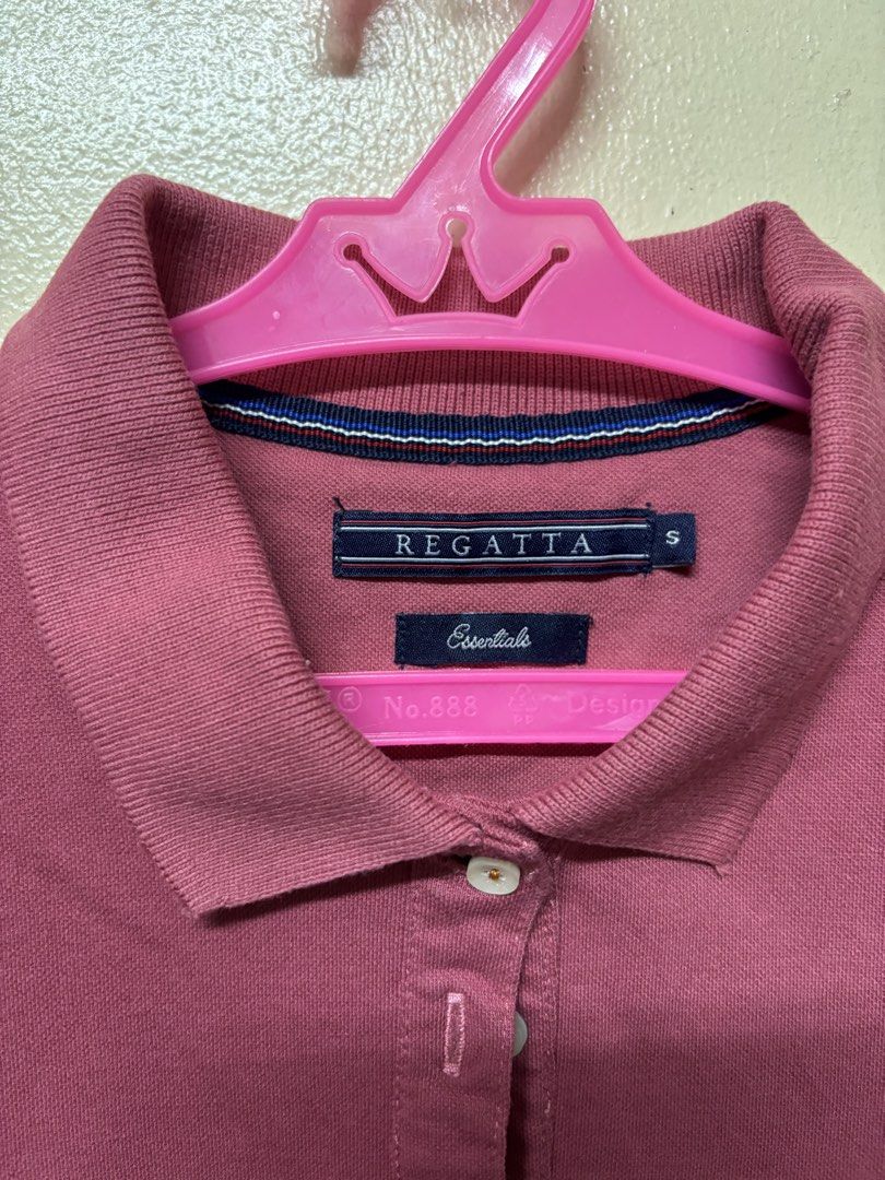 Regatta Essentials Polo Shirt - Size S (Category: Shirts) located in Bulacan. Submitted by erratum (Listing ID 1423035620, Image 2). Description: - Regatta Essentials polo shirt - Size: Small - Classic polo design - Collared neckline - Short sleeves - Solid color - Features a small logo on the chest - Ideal for casual and smart-casual outfits.