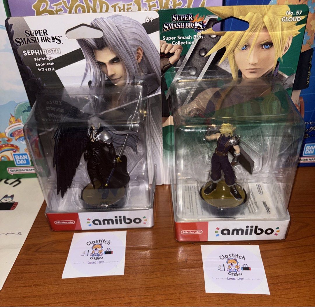 Sephiroth & Cloud Amiibo (Category: Figurines & Statues) located in Quezon City. Submitted by clostitchotaku100 (Listing ID 1422992834, Image 1). Description: .