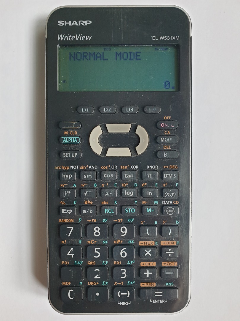 Sharp WriteView EL-W531XM Scientific Calculator, Hobbies & Toys ...