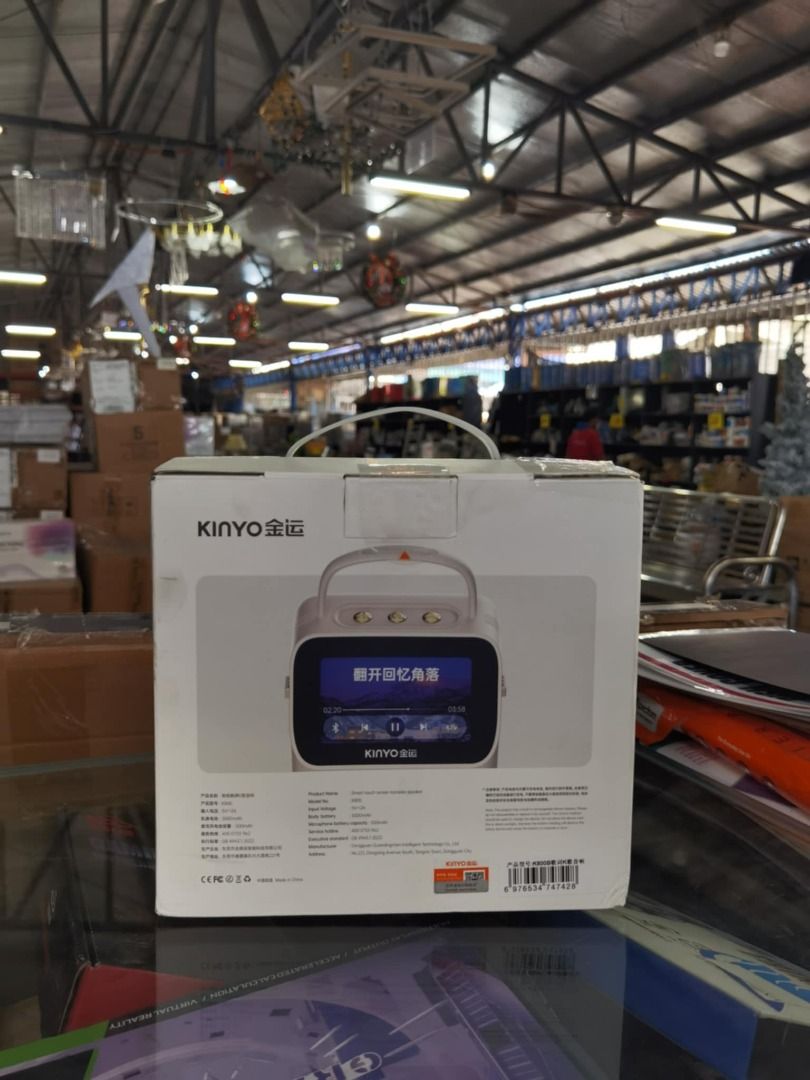 SMART TOUCH SCREEN KARAOKE SPEAKER (Category: Soundbars, Speakers & Amplifiers) located in Manila. Submitted by apptradetrading (Listing ID 1422950984, Image 1). Description: Never used. May come with original packaging or tag..