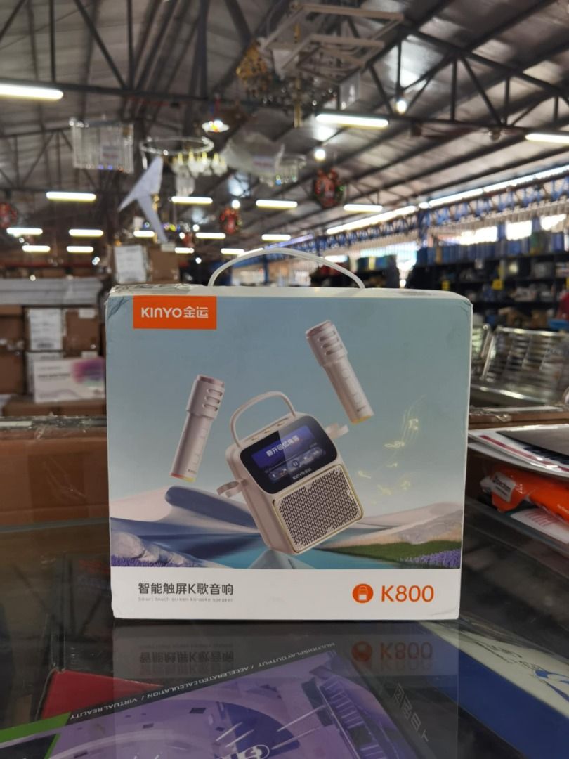 SMART TOUCH SCREEN KARAOKE SPEAKER (Category: Soundbars, Speakers & Amplifiers) located in Manila. Submitted by apptradetrading (Listing ID 1422950984, Image 2). Description: Never used. May come with original packaging or tag..