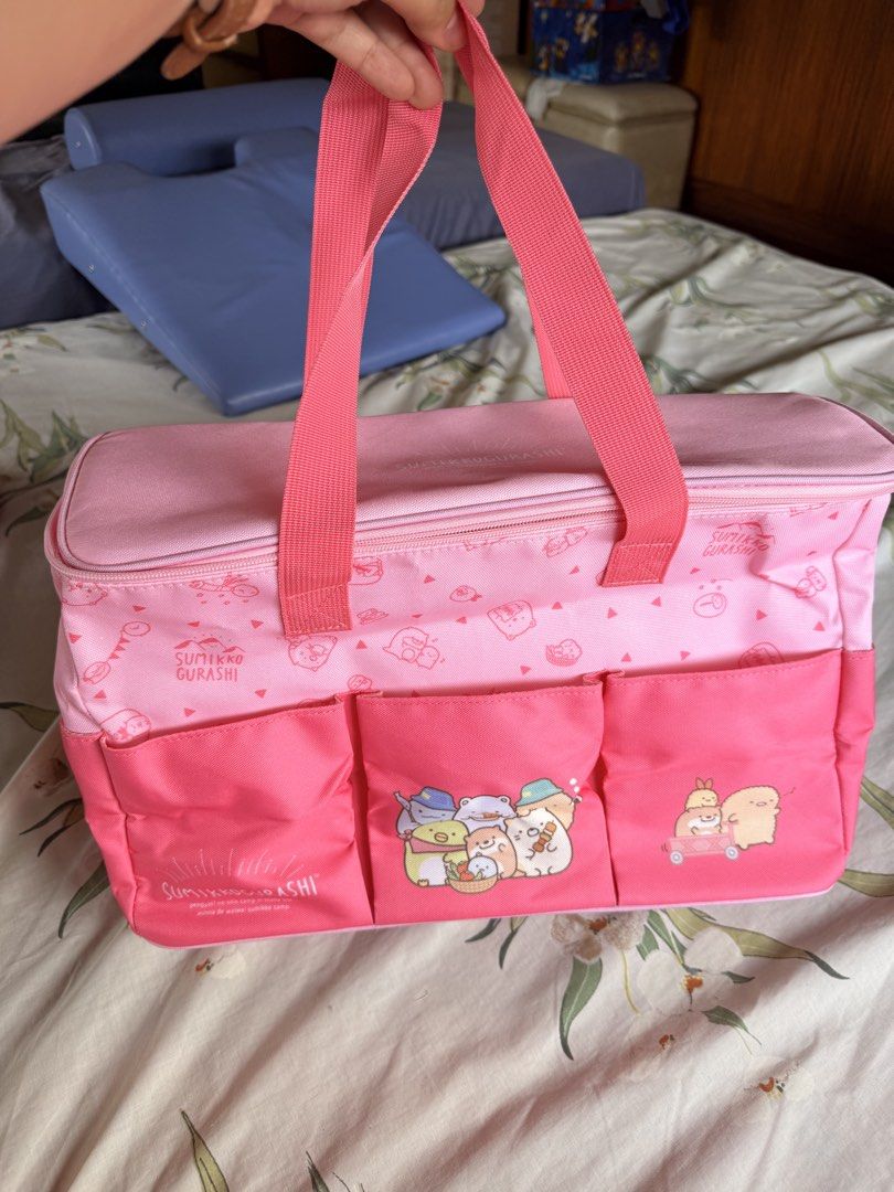 Sumikko Gurashi Pink Tote Bag (Category: Tote Bags) located in San Juan City. Submitted by findmephilippines (Listing ID 1422923687, Image 1). Description: Loc : San Juan City GoGo delivery/ book your own rider Payment: GCash .