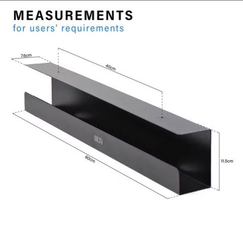 ULTI Under Desk Cable Tray441430621732229122