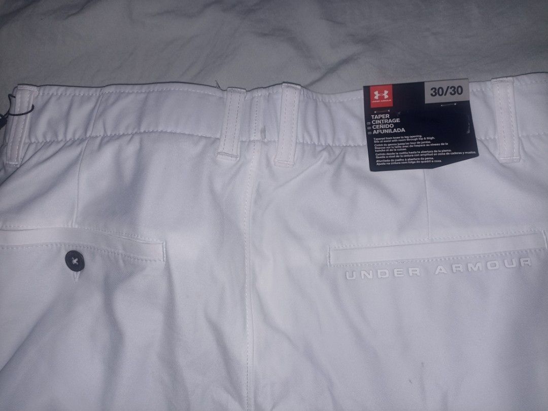 Under Armour Golf pants (Category: Trousers) located in Manila. Submitted by freespace01 (Listing ID 1422933331, Image 1). Description: Never been used under armour golf pants length 30 waist 30 .