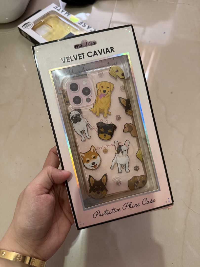 Velvet caviar clear iphone 12 pro case dogs (Category: Cases & Sleeves) located in Manila. Submitted by aneajmik (Listing ID 1422918472, Image 1). Description: - yellowish but still looks good -nice fit -protects phone Velvet Caviar iPhone 12 Pro case - Clear design with dog illustrations - Stylish and protective.