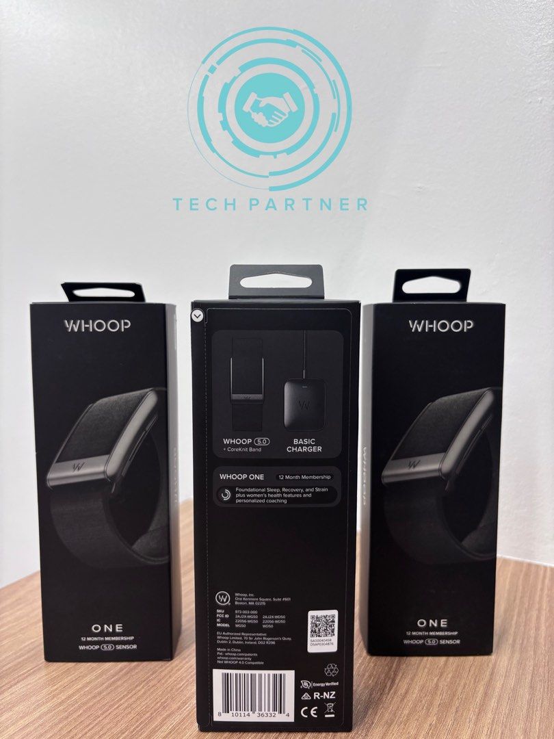 Whoop Band 5.0 - ONE (Category: Cardio & Fitness Machines) located in Manila. Submitted by kkatelien07 (Listing ID 1422959590, Image 2). Description: 💯 ORIGINAL • BRAND NEW • SEALED 🛡️ Warranty Coverage: • 1 Year Official Whoop Warranty 📍 Store Pickup Location (Waze: Tech Partner PH – Pasig City) G-10, Ortigas Technopoint Parking Bldg. Julia Vargas Ave., Pasig City (CW Home Depot Compound) Near the wall climbing area & Uncle John’s 💳 Payment 